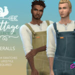 Cottage Overalls by SimmieV at TSR