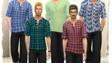 Country shirts by Chalipo at All 4 Sims