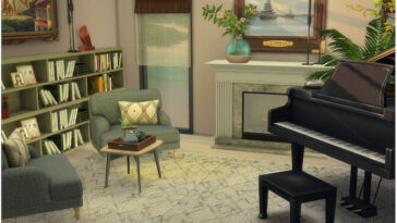 Cozy Corner Living Room by lotsbymanal at TSR