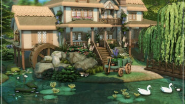 Cozy Lake Cottage by MychQQQ at TSR