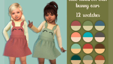 Cute sundress with bunny ears by MysteriousOo at TSR