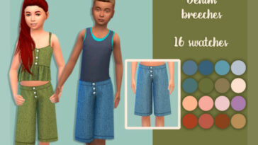 Denim breeches by MysteriousOo at TSR