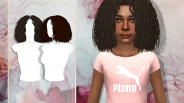 Dysania (Child Hairstyle) by JavaSims at TSR