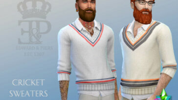 Edward & Piers Cricket Sweaters by SimmieV at TSR