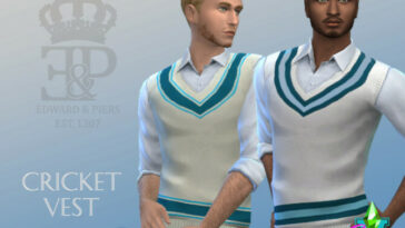 Edward & Piers Cricket Vest by SimmieV at TSR