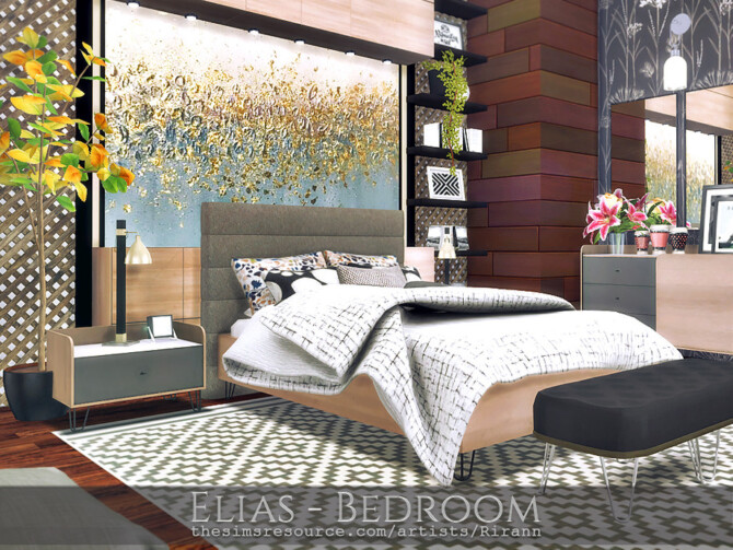 Elias Bedroom by Rirann at TSR