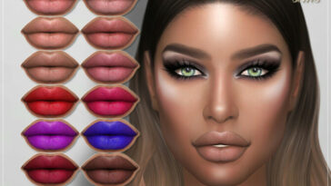 FRS Lipstick N282 by FashionRoyaltySims at TSR