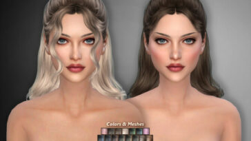 Female Hairstyle Set #218b&e by Cazy at TSR