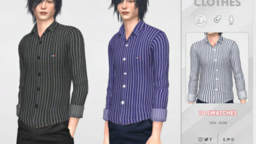 Formal Shirt 04 for Male Sim by remaron at TSR