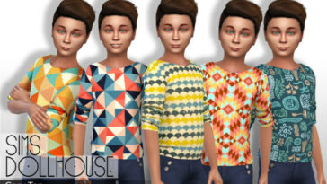 Gary Top (Child) Patterns Version by SimsDollhouse at TSR