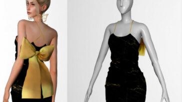 GoldenShadow Collection Dress VI VIY by Viy Sims at TSR