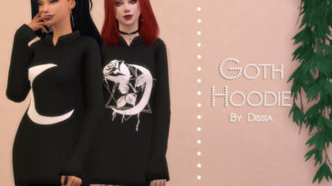 Goth Hoodie by Dissia at TSR
