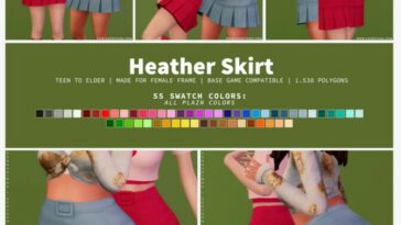 HEATHER SKIRT at Candy Sims 4