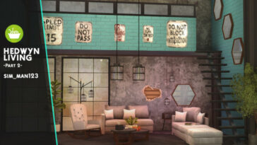 Hedwyn Living Room Part 2 by sim_man123 at TSR
