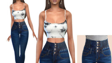 High Waisted Jeans by Saliwa at TSR