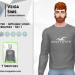 Hollister Applique Logo Sweaters Set 1 by David_Mtv at TSR