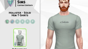 Hollister Solid Hem T-Shirt by David_Mtv at TSR