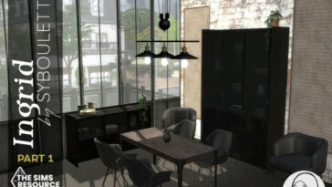 Ingrid dining room set Part 1 by Syboubou at TSR