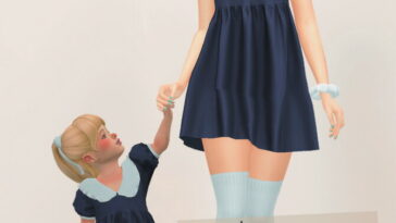 Jenny Dress + Tot Version at Daisy Pixels