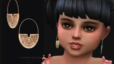 Jezabel earrings for toddlers by sugar owl at TSR