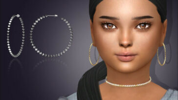 Kenzie Hoop Earrings For Kids at Giulietta