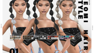 Keomi Hairstyle by Leah Lillith at TSR