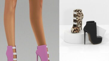 LANNA BOOTS HIGH HEELS at REDHEADSIMS