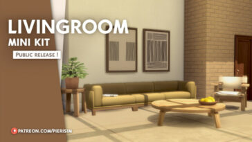 LIVING-ROOM mini kit at Pierisim