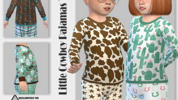 Little Cowboy Pajamas Top at TSR