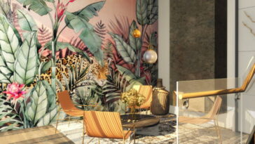Little tropical mural collection at Simspiration Builds