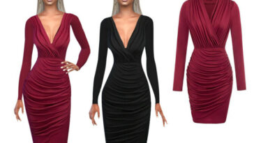 Long Sleeve Formal Dresses by Saliwa at TSR