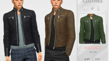 M Leather Jacket 01 by ReMaron at TSR