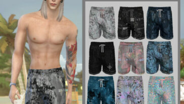 MALE SWIMWEAR HYBRAN by DanSimsFantasy at TSR