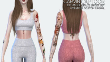 Madge grace Short Set by carvin captoor at TSR