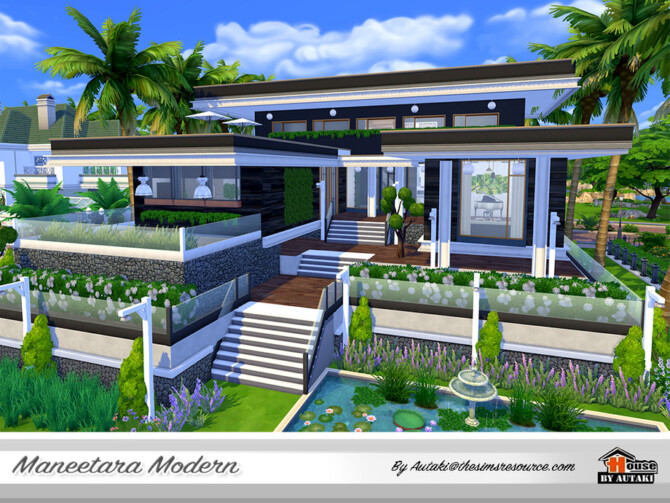 Maneetara Modern House NoCC by autaki at TSR