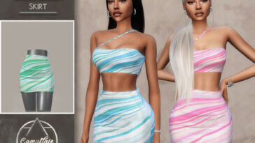 Marlee Set Skirt by Camuflaje at TSR