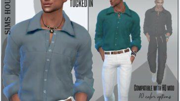 Men’s shirt tucked in by Sims House at TSR