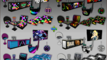 Night club furnishing sets at Arte Della Vita