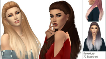 Nightcrawler Break Free hair retextured at Wasssabi Sims