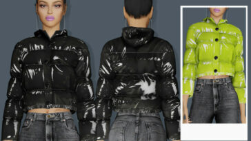 Padded Jacket by sims2fanbg at TSR