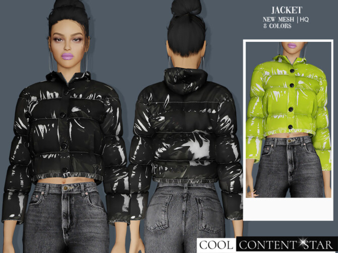Padded Jacket by sims2fanbg at TSR