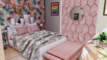 Pastella main bedroom by GenkaiHaretsu at TSR