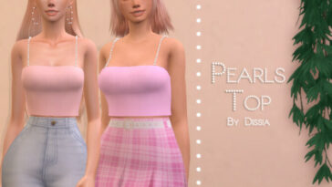 Pearls Top by Dissia at TSR
