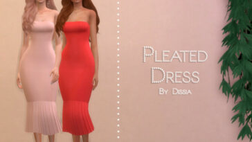 Pleated Dress by Dissia at TSR