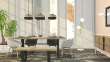 Qina Dining Room by ArtVitalex at TSR