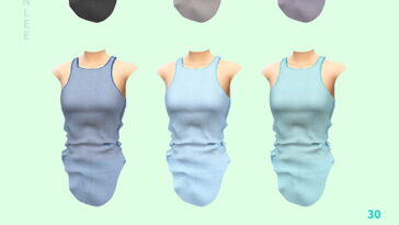Rick Owens Basic Rib Tank Top at Charonlee