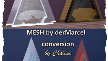 Rouen fireplace by derMarcel conversion by Chalipo at All 4 Sims