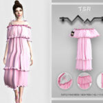Ruffle Maxi Dress BD464 by busra-tr at TSR