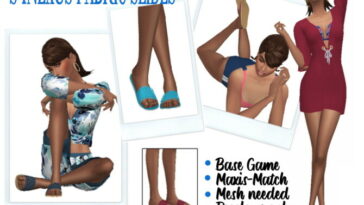 S4NEXUS’ FABRIC SLIDES at Sims4Sue