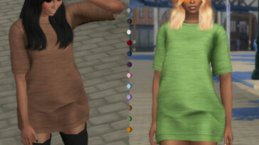 SIGRID oversized top by Plumbobs n Fries at TSR